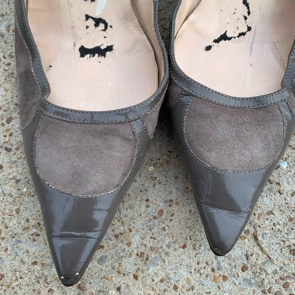 Jimmy Choo Gray Women's Heels EU 41 US 11 - Picture 3 of 13